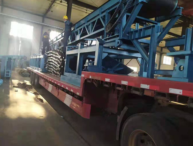 寧夏廢鋼破碎機發貨現場