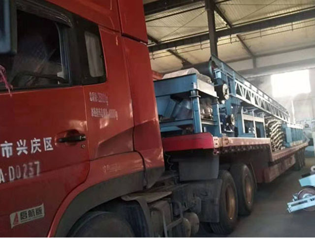 寧夏廢鋼破碎機發貨現場