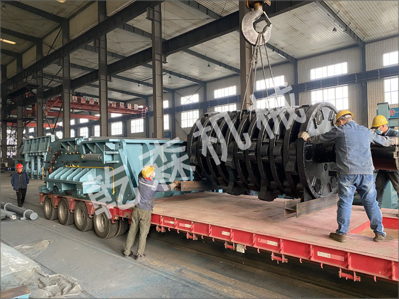 3000馬力廢鋼破碎線陸續發貨安徽亳州